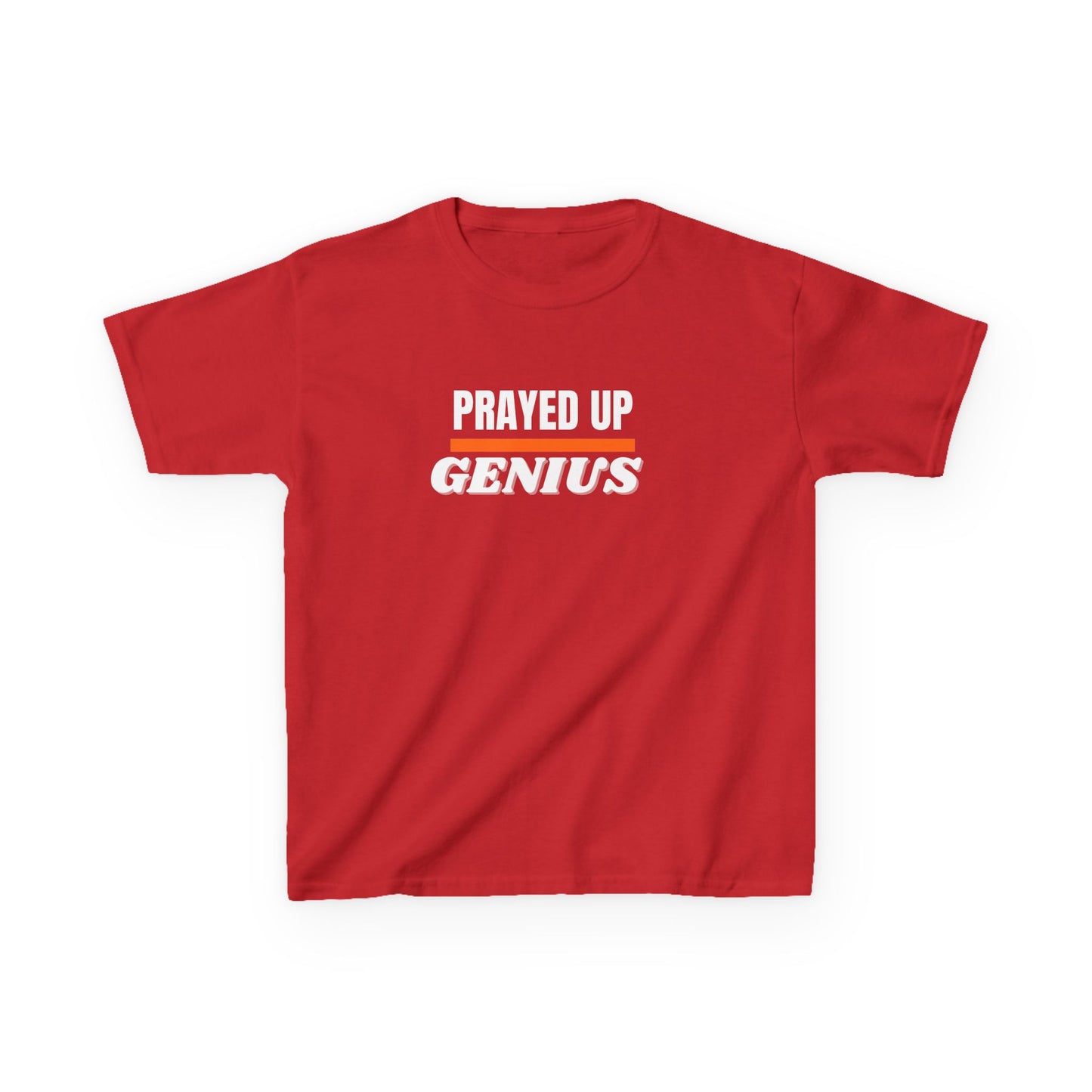 Prayed Up Genius Kids Tee