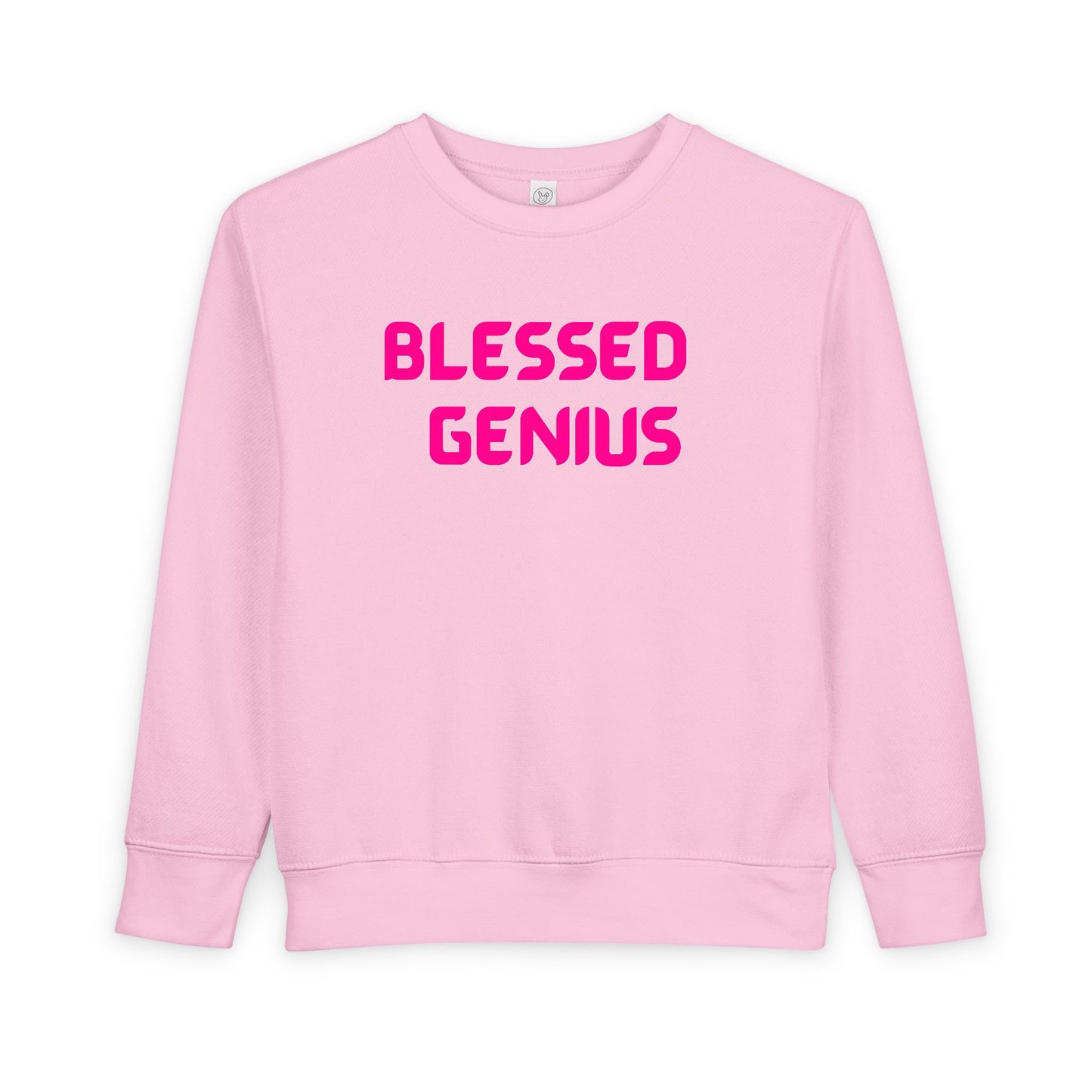 Toddler Sweatshirt - Blessed Genius, Kids Gift, Cute Toddler Apparel, Fun Children Clothes, Baby Shower Present