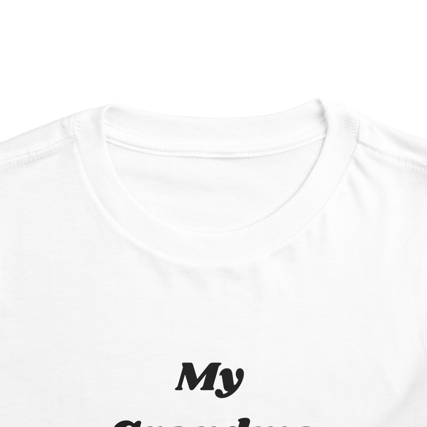 Toddler Short Sleeve Tee My Grandma say's I'm a Genius