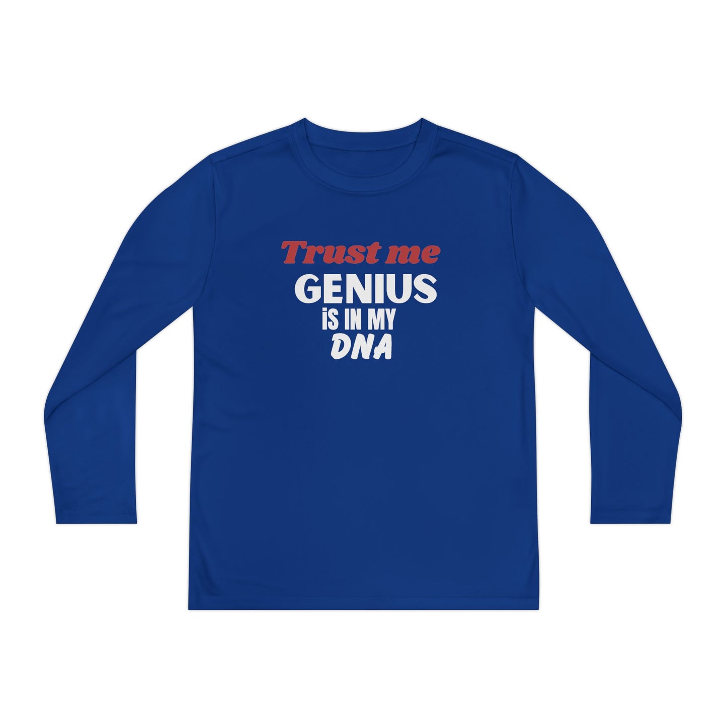 Youth Long Sleeve T-Shirt - Trust Me, Genius is in My DNA - Perfect for Birthdays, School Events, Gift for Young Scholars, Casual [...]