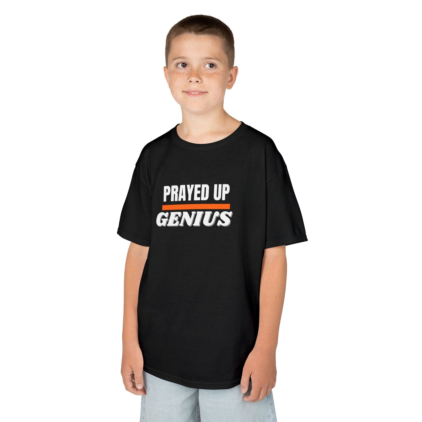 Prayed Up Genius Kids Tee