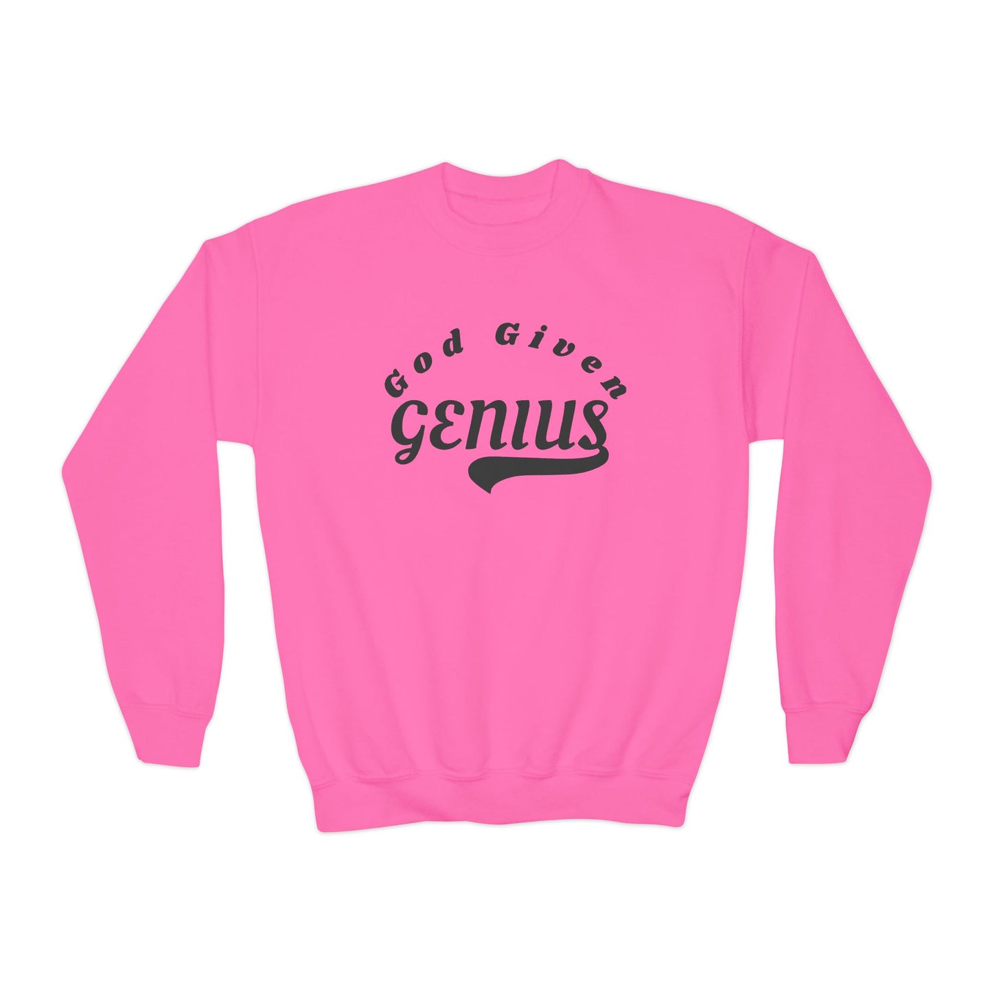 God Given Genius Youth Crewneck Sweatshirt