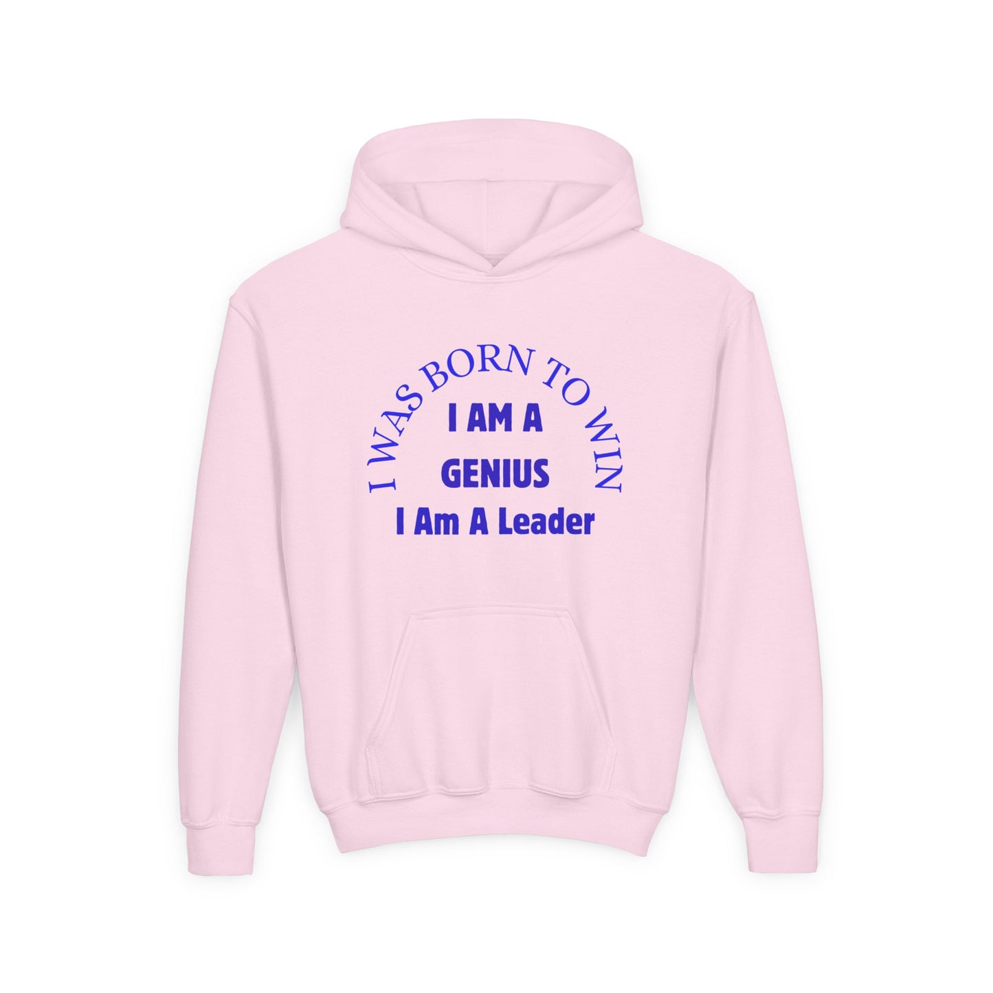 Inspirational Youth Sweatshirt - 'I Was Born to Win, I Am a Genius, I Am a Leader' - Motivational Gift, Teen Apparel, Back to School, [...]