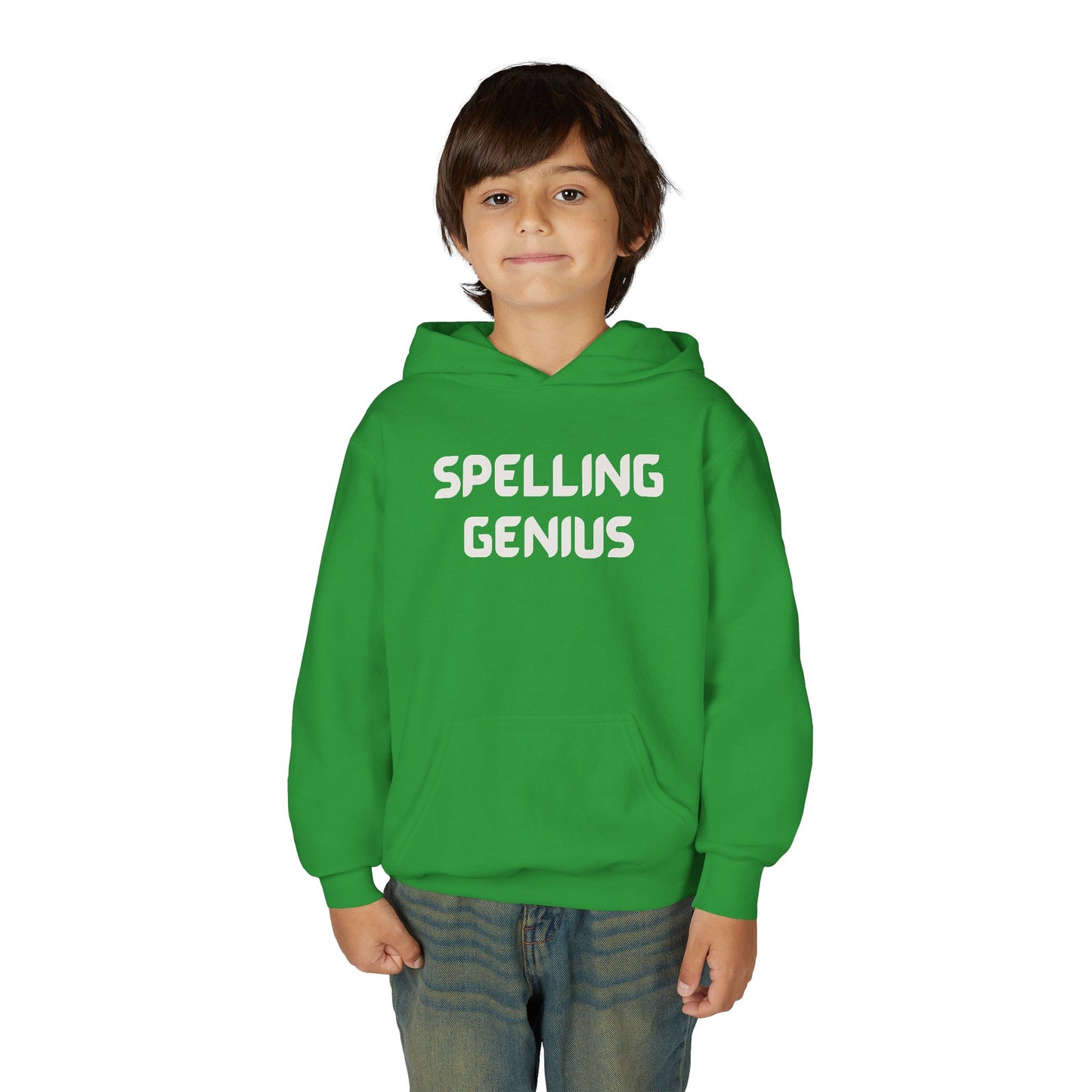 Spelling Genius Youth Hoodie | Cool Gift for Students, School Spirit, Birthday Present, Educational Wear, Comfortable Sweatshirt