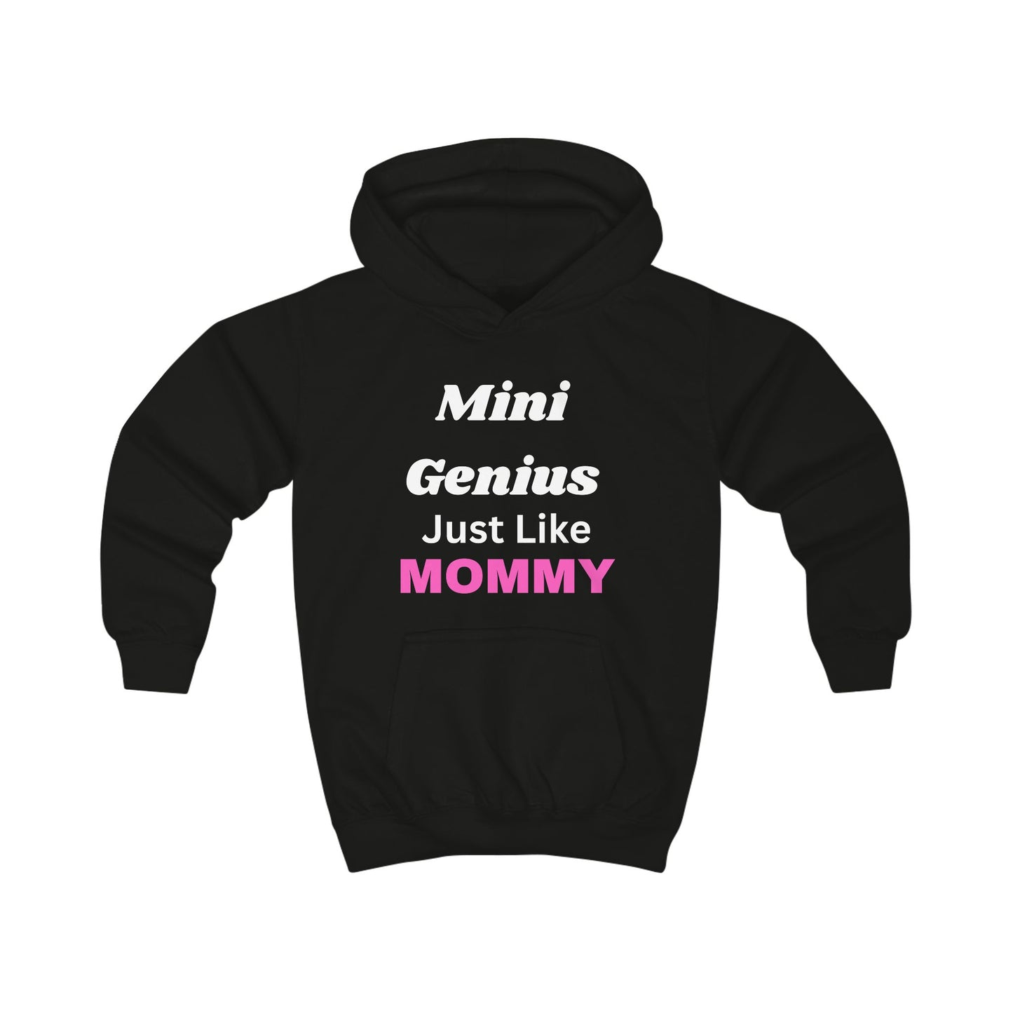 Mini Genius Kids Hoodie, Cute Toddler Sweatshirt, Gift for Mommy's Little One, Back to School, Birthday Present, Fun Family Apparel