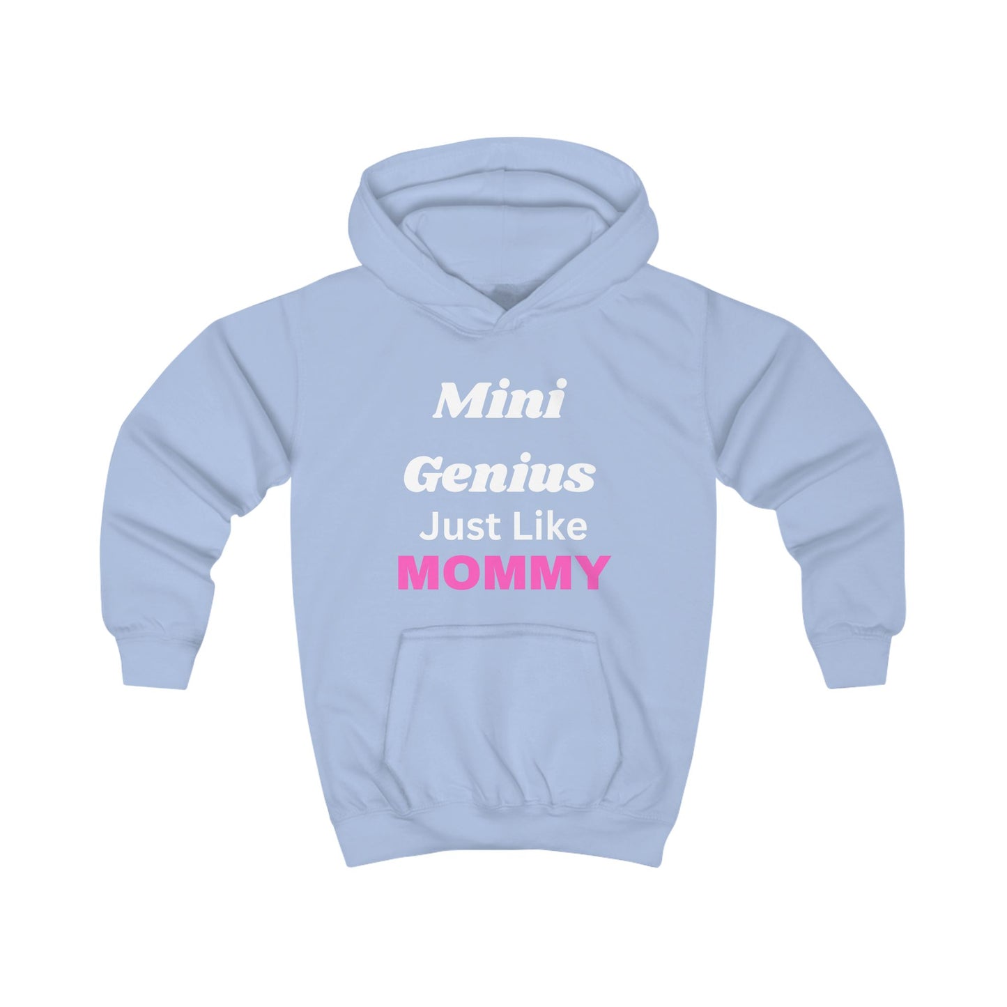 Mini Genius Kids Hoodie, Cute Toddler Sweatshirt, Gift for Mommy's Little One, Back to School, Birthday Present, Fun Family Apparel