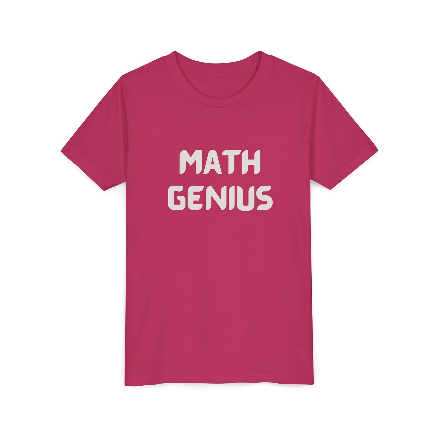 Math Genius Youth Tee - Perfect Gift for Students, Back to School Shirt, Educational Apparel, Cute Kids T-Shirt, Fun Learning Gift