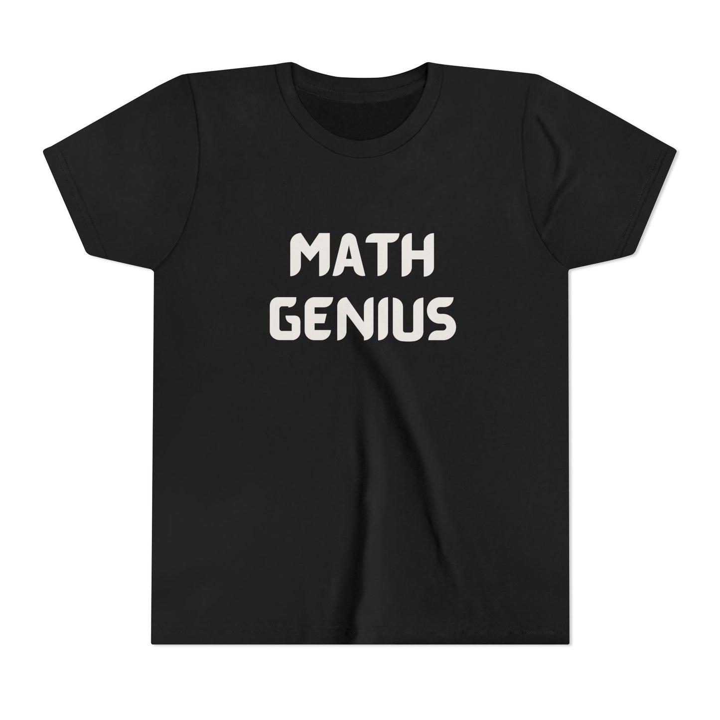 Math Genius Youth Tee - Perfect Gift for Students, Back to School Shirt, Educational Apparel, Cute Kids T-Shirt, Fun Learning Gift