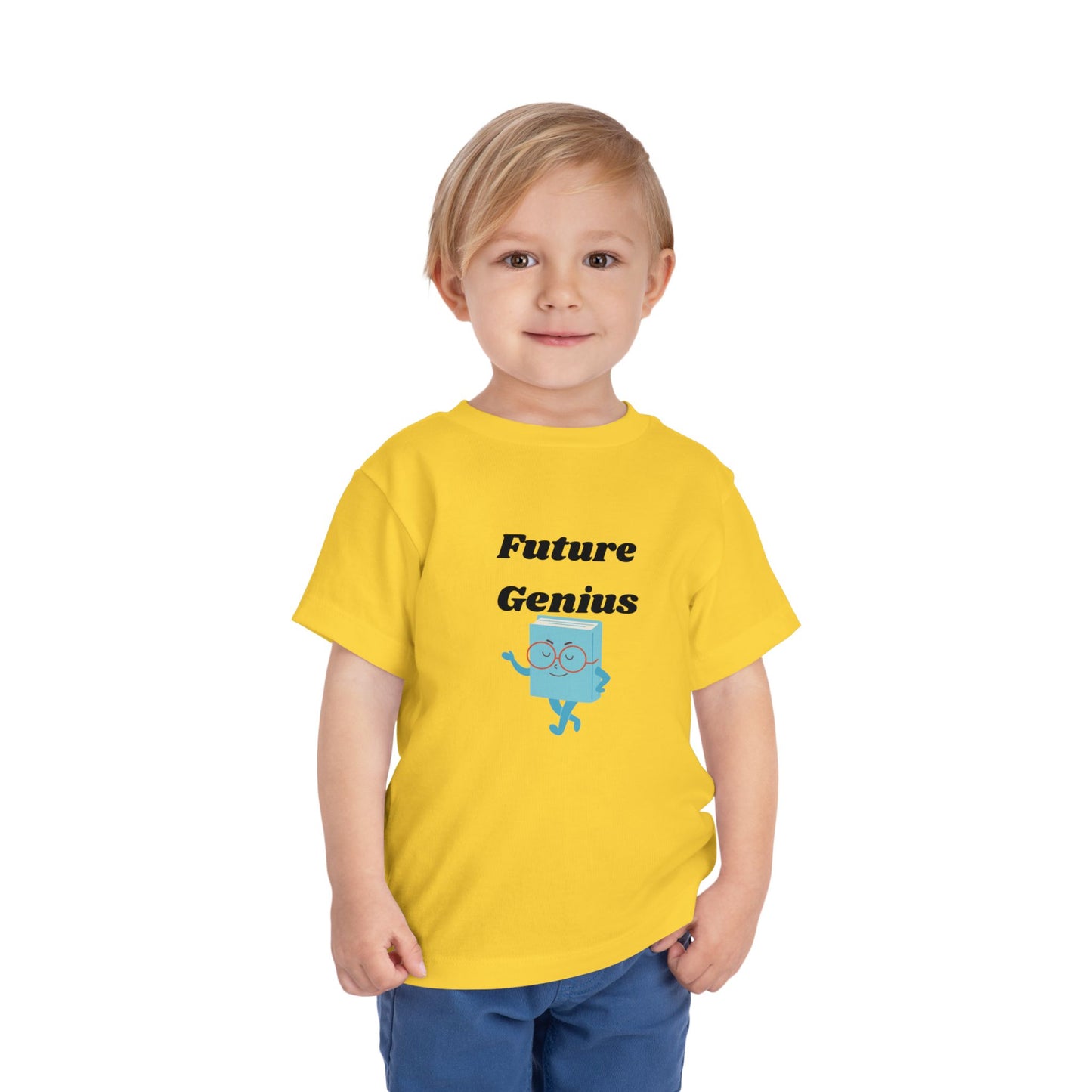 Future Genius Toddler Tee | Cute Child T-Shirt, Birthday Gift for Kids, Educational Apparel, Fun Playwear, Summer Outfit
