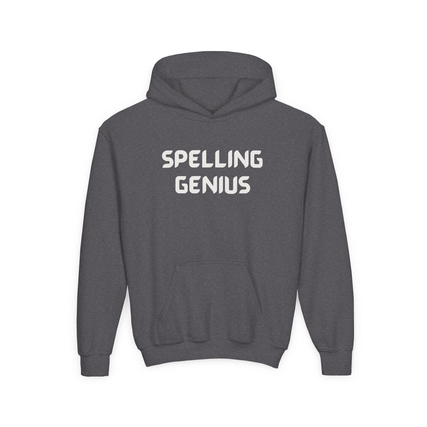 Spelling Genius Youth Hoodie | Cool Gift for Students, School Spirit, Birthday Present, Educational Wear, Comfortable Sweatshirt