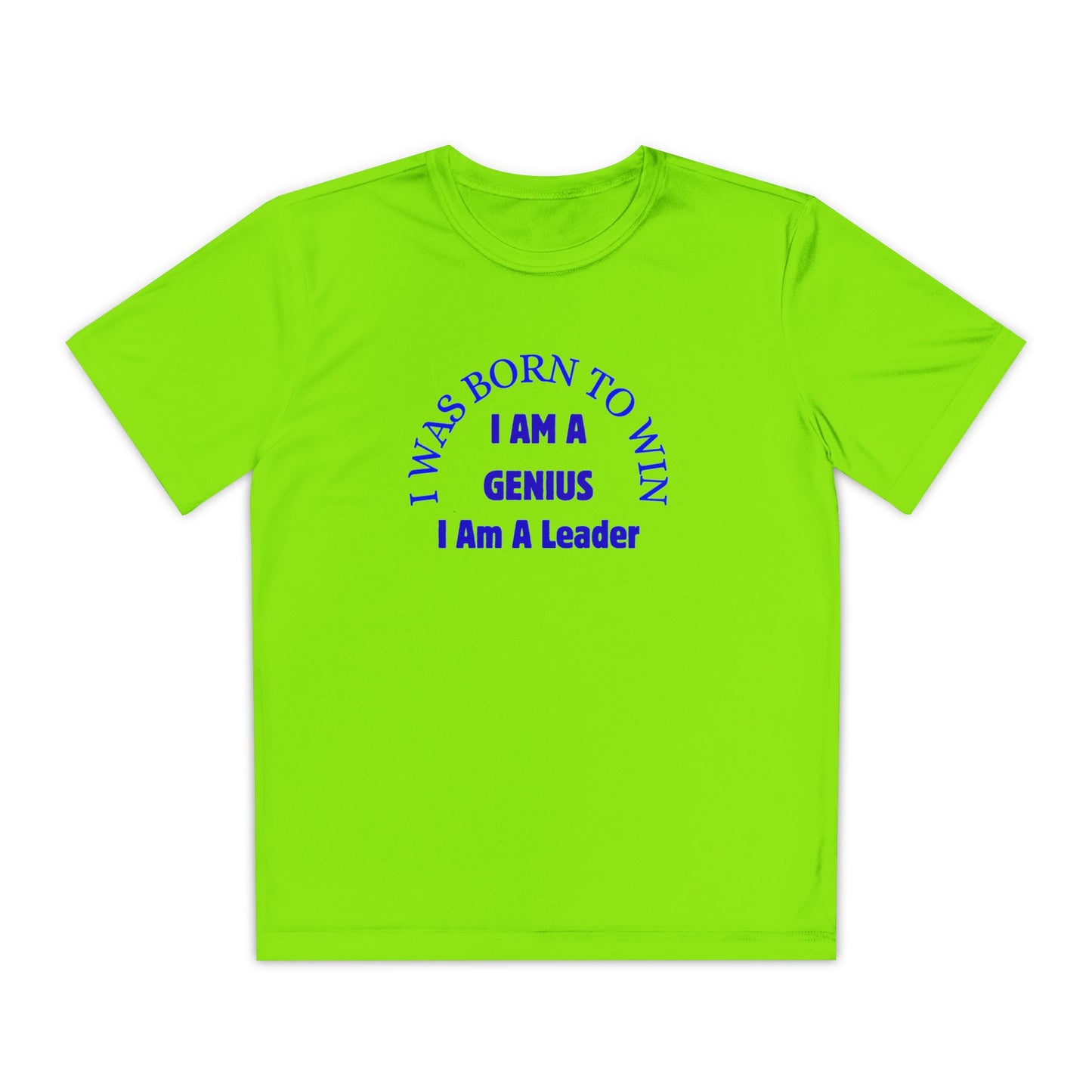Youth Inspirational Tee - I Was Born to Win | Gift for Kids, Motivational Shirt, Children's Sportswear, Confidence Booster, Birthday Present