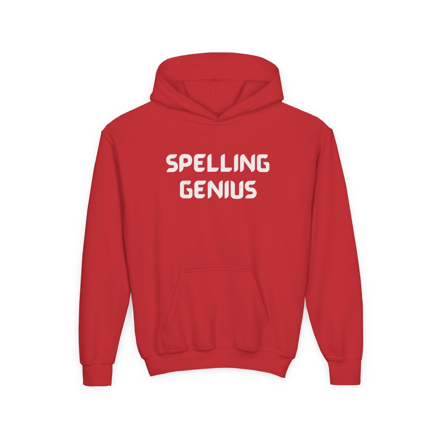 Spelling Genius Youth Hoodie | Cool Gift for Students, School Spirit, Birthday Present, Educational Wear, Comfortable Sweatshirt