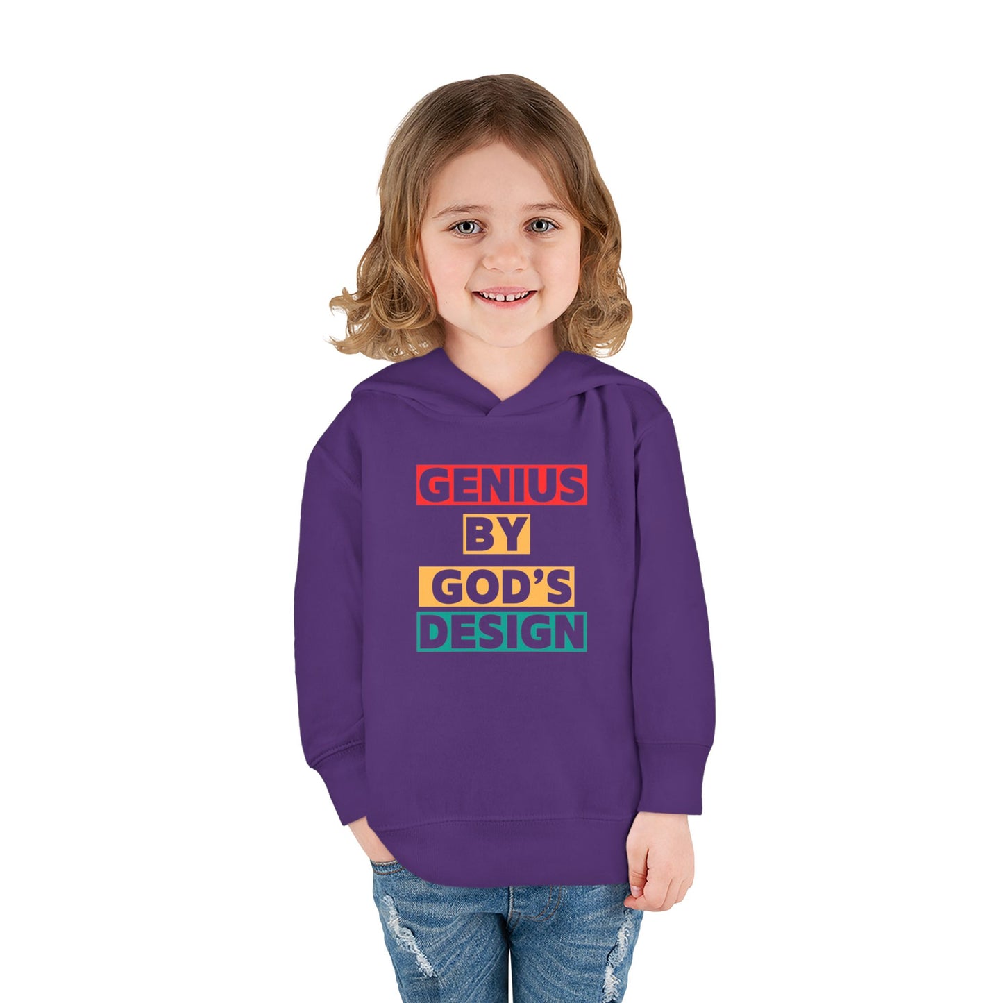 Genius By God's Design Toddler Pullover Fleece Hoodie