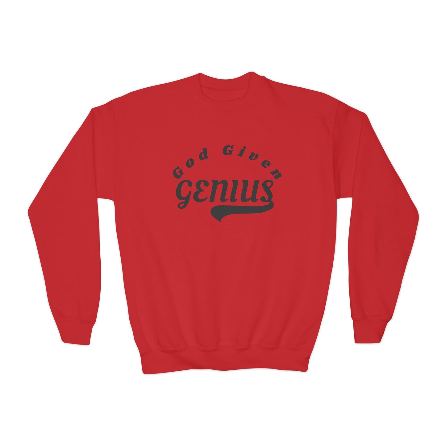 God Given Genius Youth Crewneck Sweatshirt