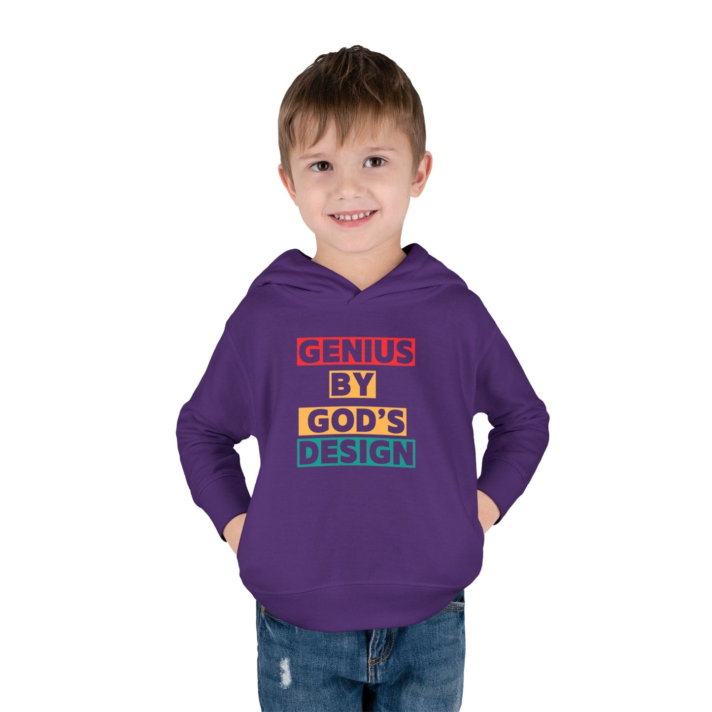 Genius By God's Design Toddler Pullover Fleece Hoodie